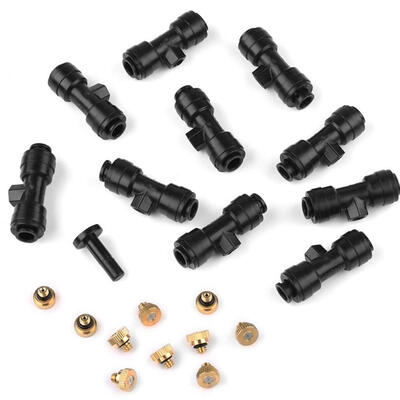 

Misting Fog Copper Nozzles Kit Outdoor Cooling System Garden Watering Tools