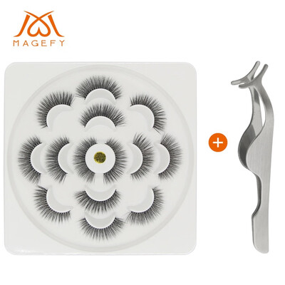 

〖Follure〗7 Pairs Of Lotuses With 3D Mink False Eyelashes And Natural Dense Eyelashes