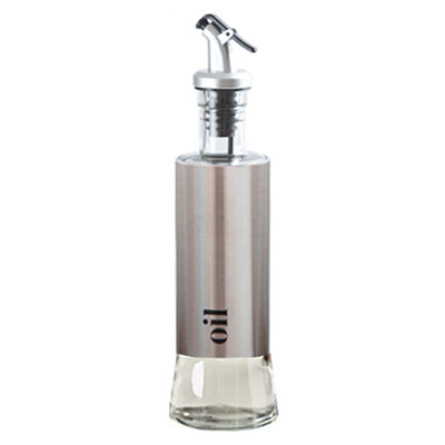 

1Pcs Stainless steel Olive Oil Vinegar Sprayer Dispenser Pourer Flip Top Bottle