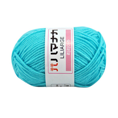 

Gobestart 1PC 25g Chunky Colorful Hand Knitting Milk Cotton Crochet Knitwear Wool A