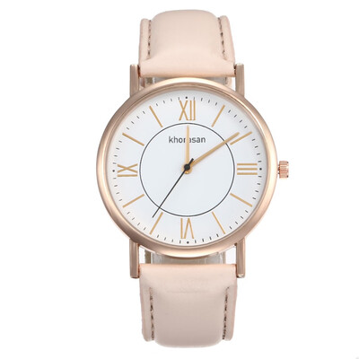 

New ladies casual Roman scale quartz belt wrist watch fashion student female section