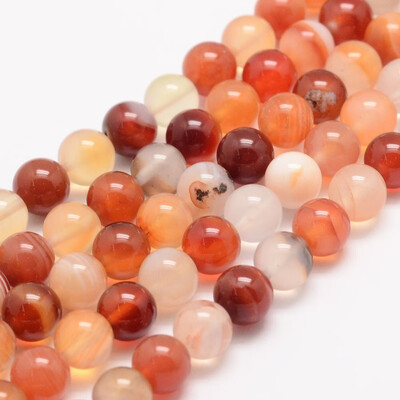 

Natural Carnelian Bead Strands Round Dyed 12mm Hole 1mm about 32pcsstrand 155"