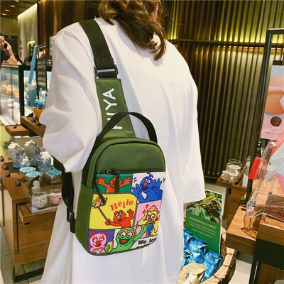 

Ins chest bag girl slanted a hundred new childrens interest bags in summer soft girls cute cartoon satchels