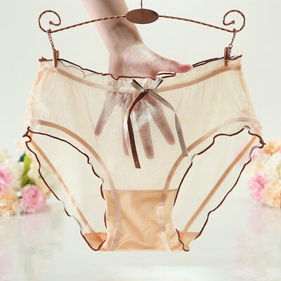 

Fashion Women Mesh Sheer Briefs Thin Underwear Knickers Sexy Panties Underwear