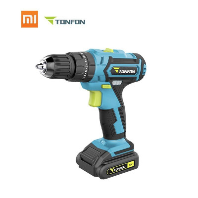 

Xiaomi Mijia Tonfon Wireless Electric Cordless Drill 12V Rechargeable Impact Gill Power Screwdriver With Bits 2000mAh Battery