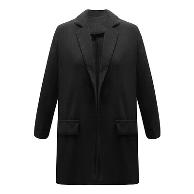 

Womens Long Sleeve Slim Blazer Suit Coat Ladies Work Jacket Formal Work Suit