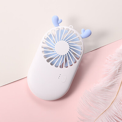 

Siaonvr USB Portable Rechargeable Air Cooler Hand-held Outdoor Thin Small Cute Mini Fan