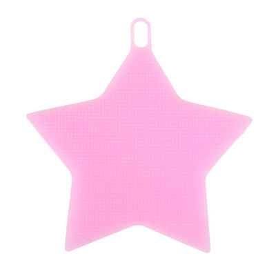 

Star Silicone Dish Bowl Cleaning Brushes Scouring Pad Wash Brush Tool