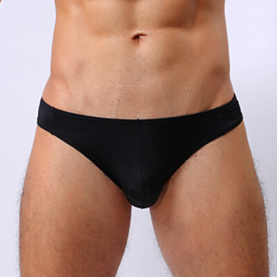 

Men Low Rise Briefs Panties Thong Bikini Seamless Lingerie Bulge Pouch Underwear