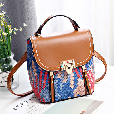

Summer backpack ladies shoulder hourly still large capacity ladies pack foreign style one shoulder straddle bag