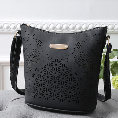 

Tailored Womens Leather Purse Satchel Cross Body Hollow Out Shoulder Bag Messenger Bag BK