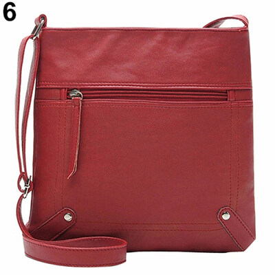 

Women\s Casual Simple Faux Leather Handbag Satchel Cross Body Bag Messgaer Bag