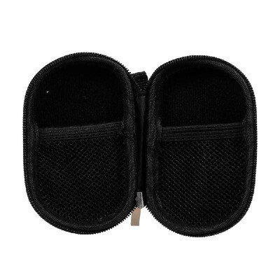 

Portable SD Card Bag EVA Earphone Storage Case Earbuds USB Cable Carrying Mini Pouch with Carabiner Blue