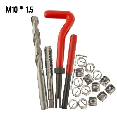 15Pcs Metric Thread Repair Insert Kit M5 M6 M8 M10 M12 M14 Helicoil Car Pro Coil Tool M14 15