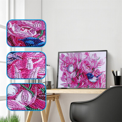 

Siaonvr Special Shaped Diamond Painting DIY 5D Partial Drill Cross Stitch Kits Crystal R