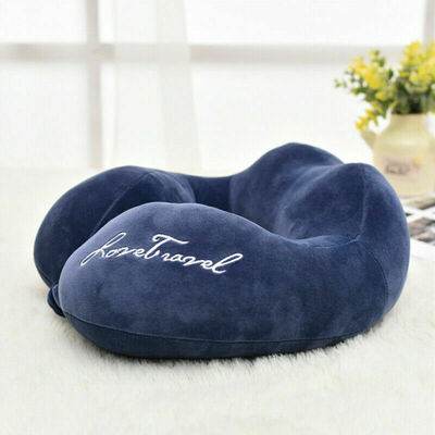 

Memory Foam U-shaped Neck Support Pillow Cushion Travel Air Plane Sleep