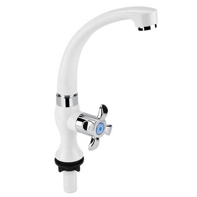 

ABS Plastic Single Cold Faucet Water Tap Kitchen Sink Bathroom Basin Accessories G12 Water Faucet Single Cold Faucet