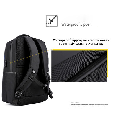 

ARCTIC HUNTER Leisure Male Business Backpack Nylon Waterproof College Men Student Schoolbag Computer Multifunctional Bag Travel US