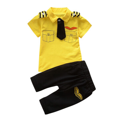 

Newborn Infant Baby Boys Girls Gentleman Tie Tops Shirt Pants 2Pcs Outfits Set