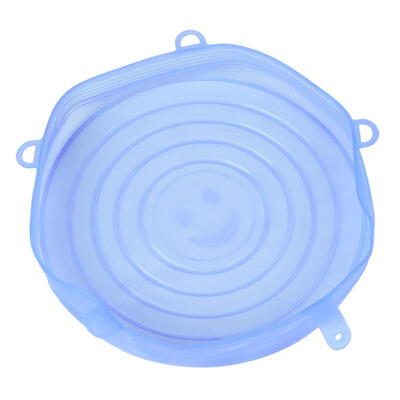 

6pcs Universal Reusable Silicone Pan Cooking Pot Lid Stretch Bowl Cover