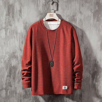 

Toponeto Mens New Style Fashion Pure Long Sleeve Sanitary Clothes Large Fashion Blouse