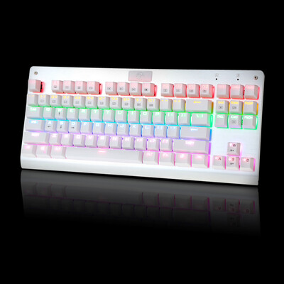 

KKmoon Professional Gaming Esport Mechanical Keyboard with Tactile High-speed 87 Keys Suspended Anti-Ghosting Blue Switch Colorful
