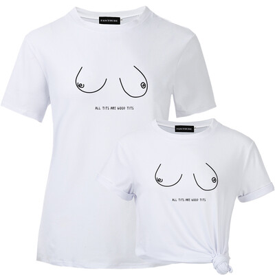 

All Tits Are Good Tits Letters Print Women Shirt Hipster T Shirt
