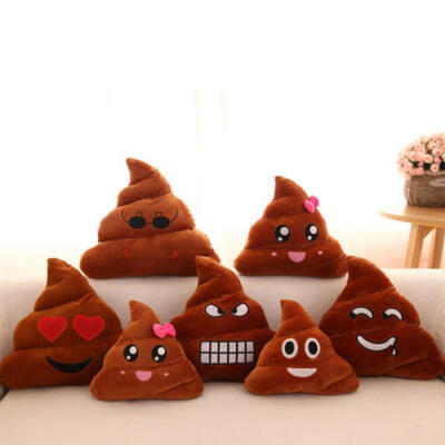 

35cm Poop Poo Family Emoji Emoticon Pillow Stuffed Plush Funny Toy Cushion Doll
