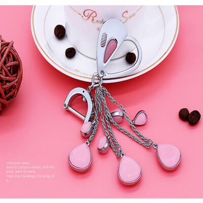 

Creative Lady Keychain Car Key Rings Heart Shape Crystal Diamond Pendant Keyring Car Key Chain Women Key Holder Ring