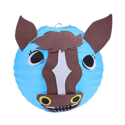 

DIY Cartoon Lantern Festive Children Handcrafted Round Paper Lantern