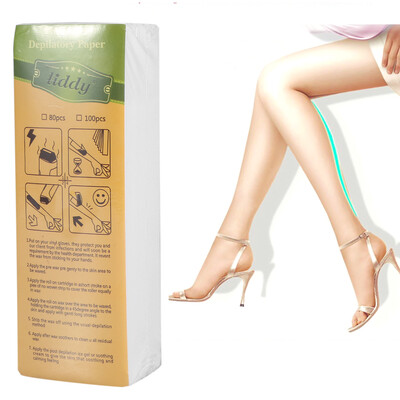 

Greensen 100SheetsBag Leg Arm Armpit Hair Removal Depilatory Nonwoven Epilator Waxing Strip Paper Depilatory PaperWaxing Paper