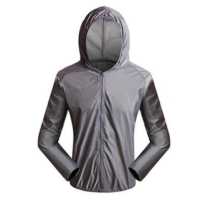 

Sun Protection Men Hooded Jacket Waterproof Quick Dry Outdoor Anti-UV Coat
