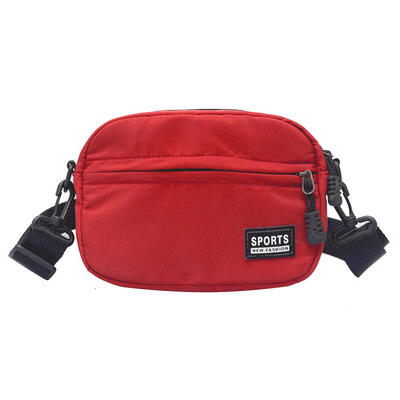 

Fashion Unisex Boys Girls Nylon Zipper Shoulder Bags Casual Crossbody Bag