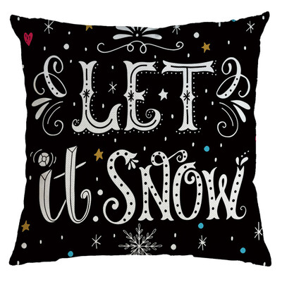 

Siaonvr Christmas Pillow Cover Pillowcases Decorative Sofa Cushion Cover 45x45cm