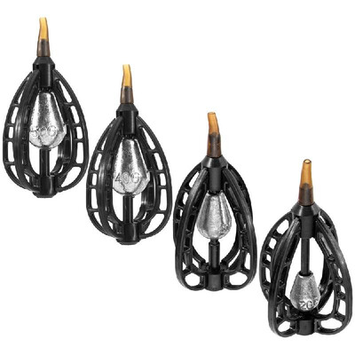 

Black ABS Pure Lead Carp Feeder Fishing Accessories Fishing Bait Cage