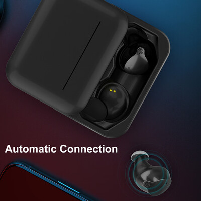 

V10 TWS Headphones Touch-controlled True Wireless Stereo Earphone Sports Earbuds with Mic Charging Box