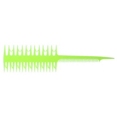 

Double Side Tooth Comb Hair Dyeing Tool Salon Fish Bone Shape Comb Brush
