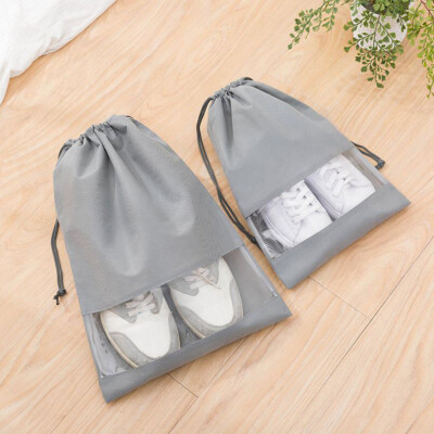 

〖Follure〗10PCS Waterproof Travel Storage Shoes Bag Tote Belt Storage Nonwovens 31X43cm