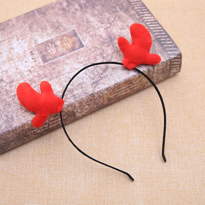 

〖Follure〗Hot Christmas Headband Santa Xmas Party Decor Double Hair Band Clasp Head Hoop