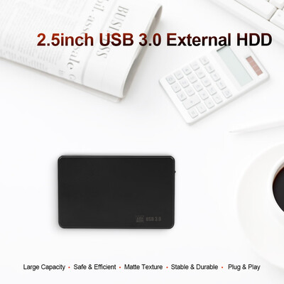 

25inch USB 30 Mobile HDD External Hard Drive Disk Portable HD High Speed Transfer Plug & Play 2TB