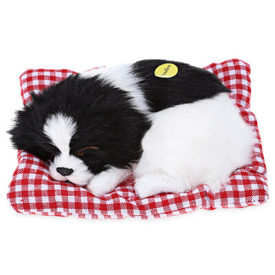 

Simulation Animal Squatting Dog Craft Toy with Sound