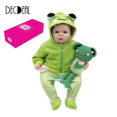 

22in Reborn Baby Rebirth Doll Kids Gift Cloth Material Body