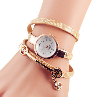 

Fashion Lady Casual Alloy Bracelet Quartz Watch Women Unique Decorative Dress Wristwatch