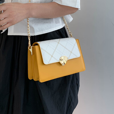 

Womens bag 2019 new fashion chain bag summer small fresh messenger bag senior sense French niche net red packet