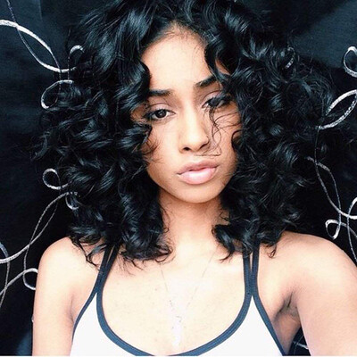 

〖Follure〗Womens Fashion Wig Black Synthetic Hairshort Wigs hair Wave Wig