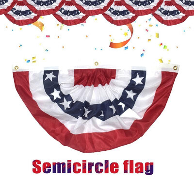 

Semicircle American Flag