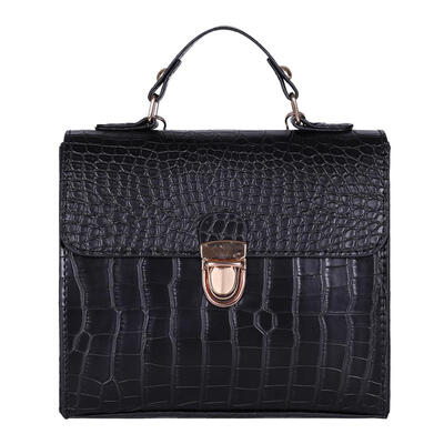 

Elegant Solid Color Shoulder Handbag Women Crossbody Flap Leather Bags