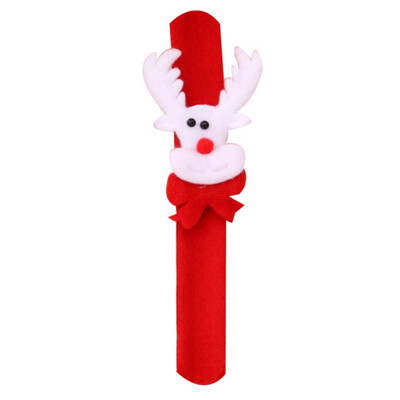 

Christmas Slap Bracelets Hand Ring Wristband Christmas Party Favors Supplies Kids Adults Wrist Decoration