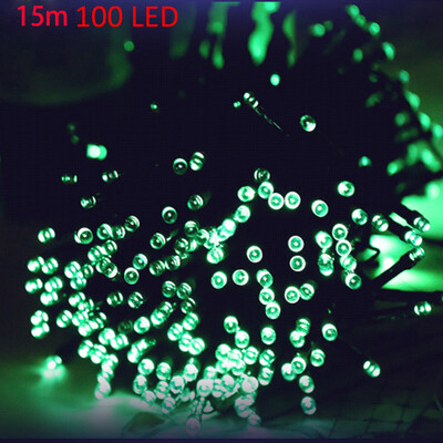

VCT - SIC056 Christmas Props 15m 100 LEDs Solar String Light Xmas Tree Decors Festival Supplies