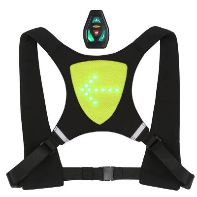 

Lixada USB Rechargeable Reflective Vest Backpack with LED Turn Signal Light Remote Control Outdoor Sport Safety Bag Gear for Cycli